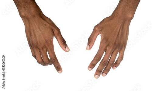 Wallpaper Mural Hand grabbing gesture with both arms outstretched forward, fingers curved to grasp invisible object Torontodigital.ca