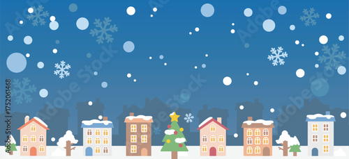 クリスマスの街並み