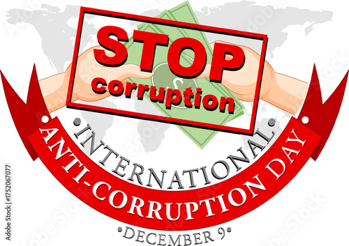 International Anti corruption day poster design
