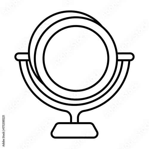 Fotomural Fashion and Beauty or Cosmetic Line and Illustrations Icons Pack