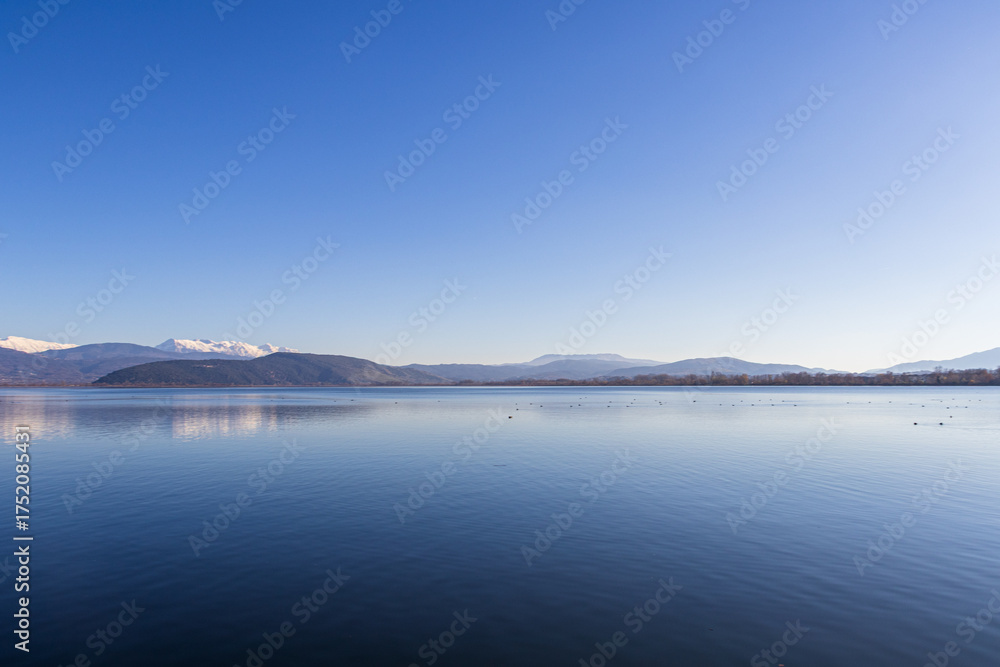 Fototapeta premium Pamvotida Ioannina