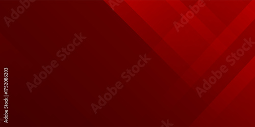Abstract simple dark red gradient illustration background with 3d look overlap square with shadow and line pattern. Cool design and luxury. Vector