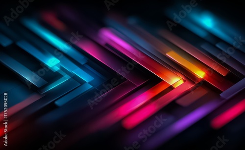 Colorful image of a rainbow with a black background. The colors are bright and vibrant, creating a sense of energy