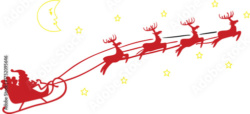 Glittering ornaments on green branches