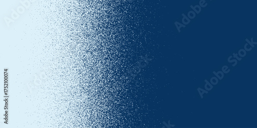 Blue noise grain background, pointillism gradient or dotwork pattern, vector dot effect. Halftone noise grain or speckled texture.