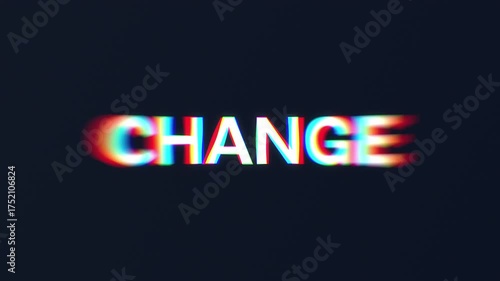 Shifting Change Typography Animation