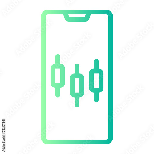 trading gradient icon