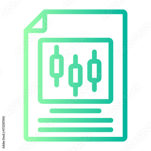 trading gradient icon