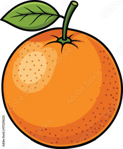 Vibrant orange graphic design element with color variations