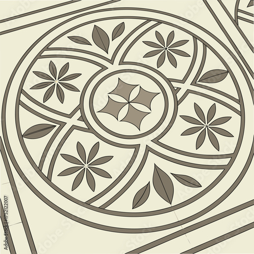 Adobe Illustrator Artwork: A close-up architectural photograph of a marble Vector Art