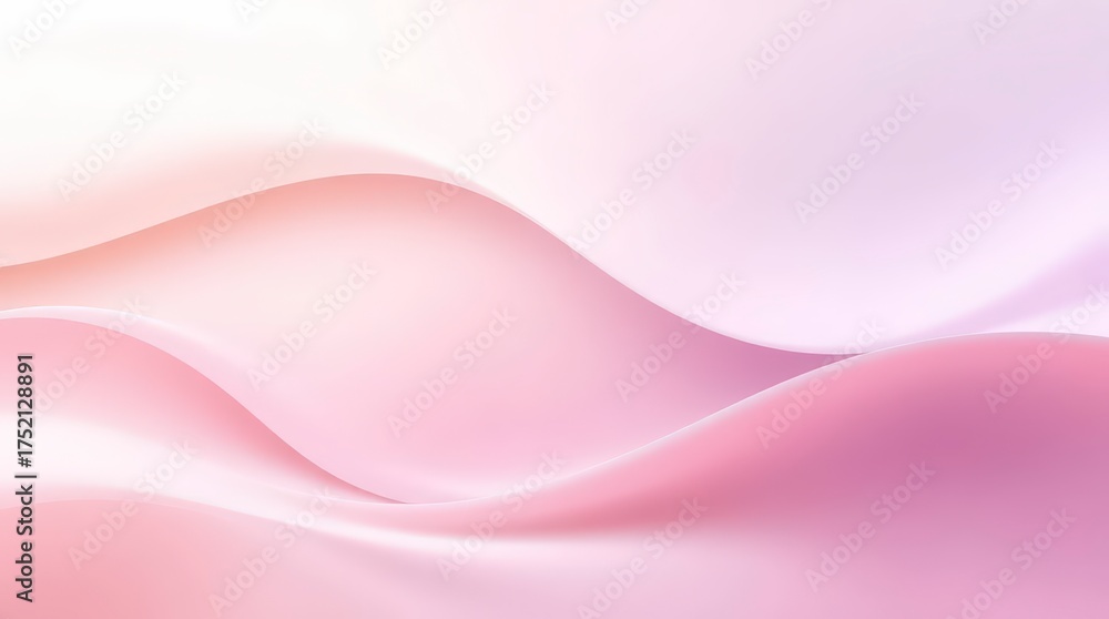 Obraz premium Abstract Pink Waves
