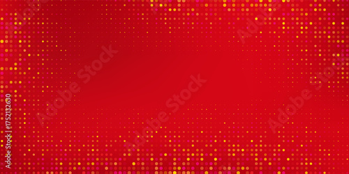 Red dotted abstract grain dark red paint wall or red paper background or texture simple abstract modern