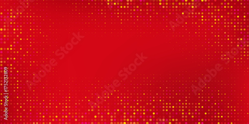 Red dotted abstract grain dark red paint wall or red paper background or texture simple abstract