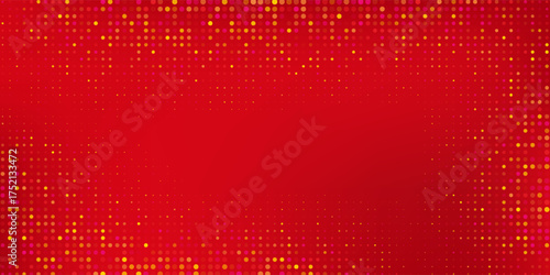 Red dotted abstract grain dark red paint wall or red paper background or texture simple