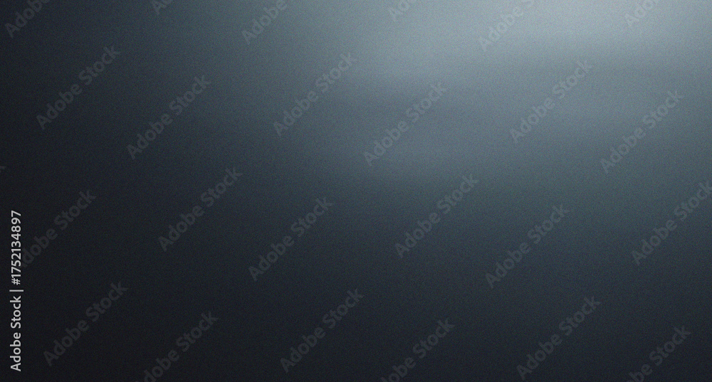 Obraz premium Dark Blue Grey Gradient with Grain Texture Background