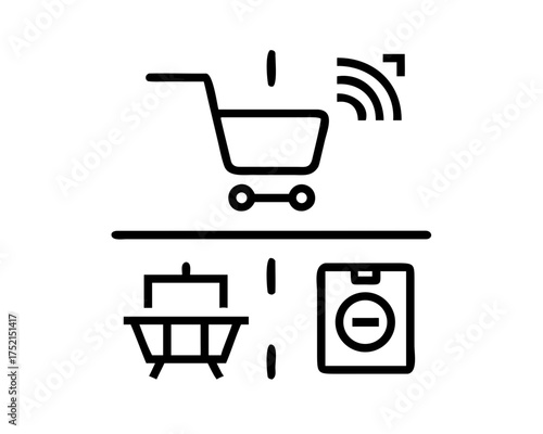 Smart shopping cart with wireless technology
