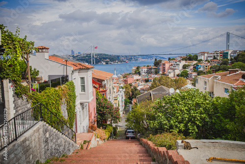 Kuzguncuk district in Istanbul, Turkiye