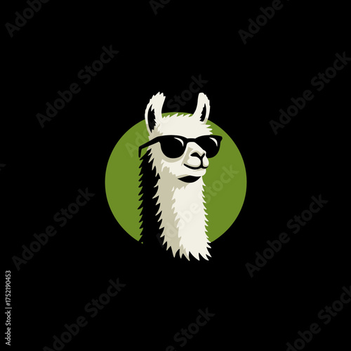 funny cartoon llama