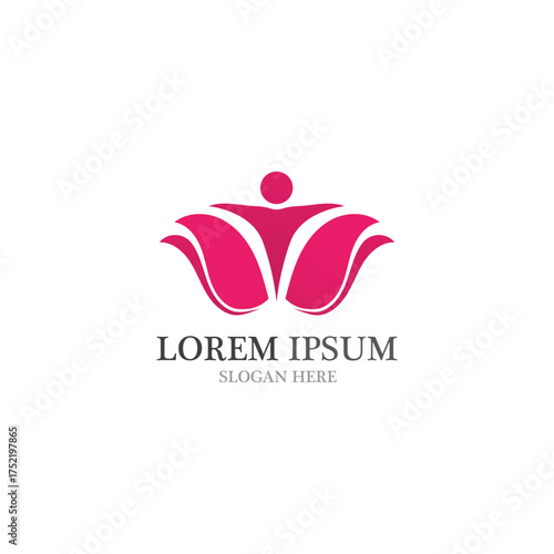 Beauty Vector lotus icon