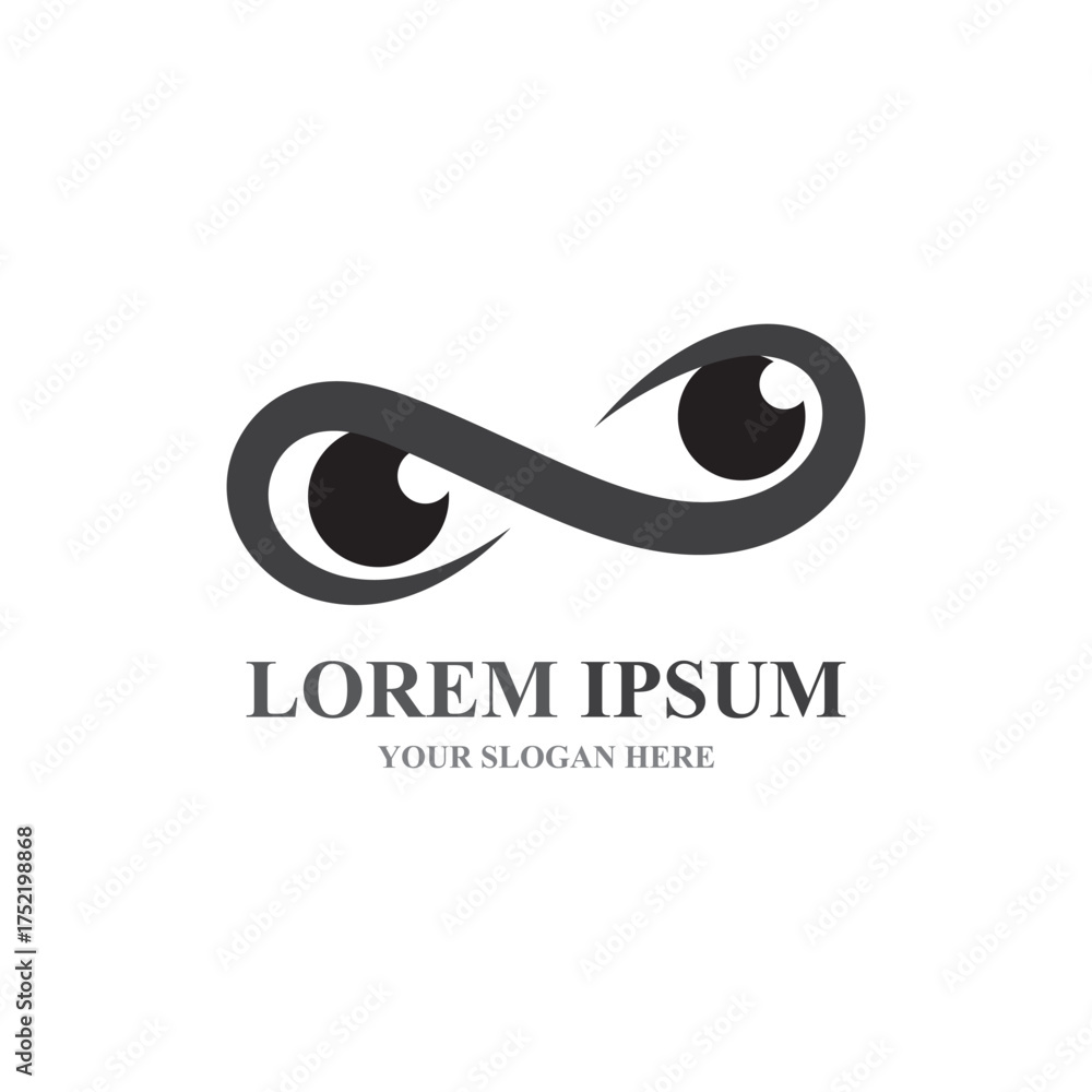 Fototapeta premium Eye Care vector logo design