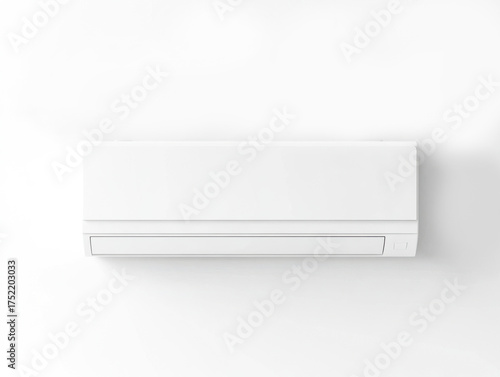 Wallpaper Mural Modern air conditioner with origami birds isolated on white background Torontodigital.ca