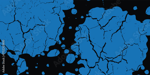 light blue black brush wrap car sticker pattern abstract banner sporty. eps 10
