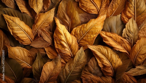 Tobacco Leaves Texture And Background