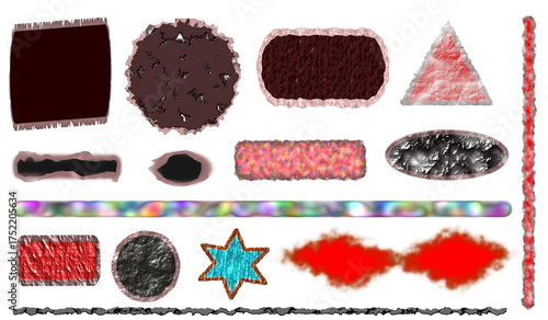 Shapes textures abstract design elements geometric forms graphic resources artistic patterns