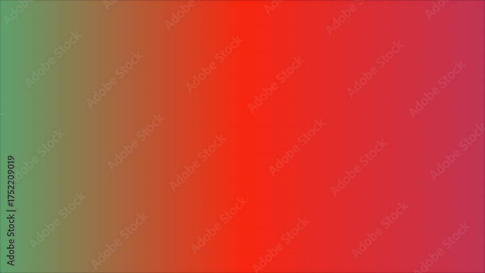 Fototapeta premium Vibrant red and green vertical gradient stripes abstract smooth color transition background