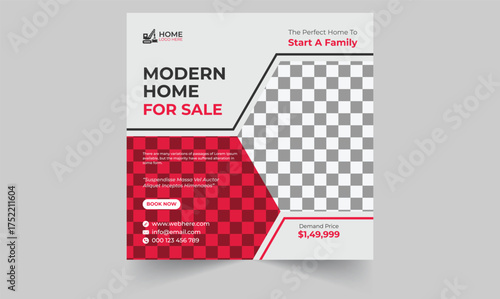 Digital business marketing banner for social media post template, Instagram post design.