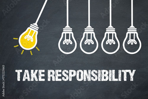 Cuadro en lienzo Take Responsibility