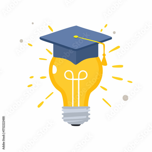 Illustration of a straw broom with a brown handle and orange binding, isolated on white.