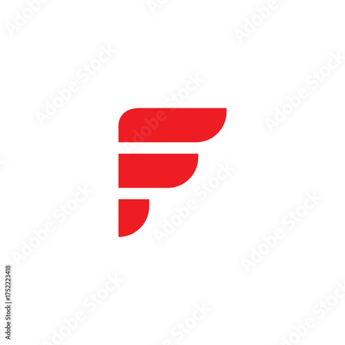 F Letter vector icon