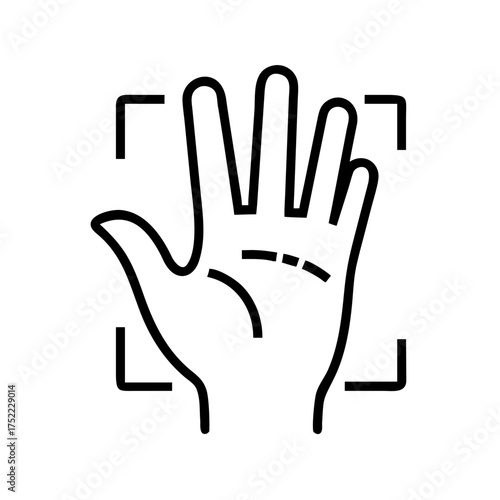 Hand scan for biometric identification