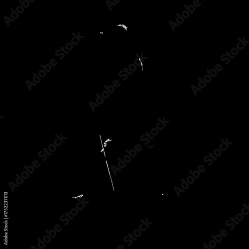 Abstract dark black background with subtle white dust and light scratch overlay texture, grunge effect, vintage film look, distressed surface