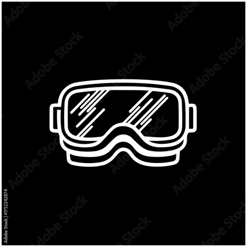 Virtual Reality Headset Icon .