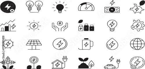 energy, power, electricity, solar panel, renewable energy, sustainability, eco-friendly, green energy, light bulb, idea, finance, investment, money, business, corporate, management, graph, growth, tec