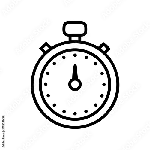 Stopwatch showing twelve oclock