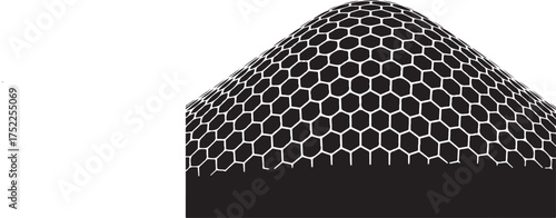 Abstract Honeycomb Pattern Design