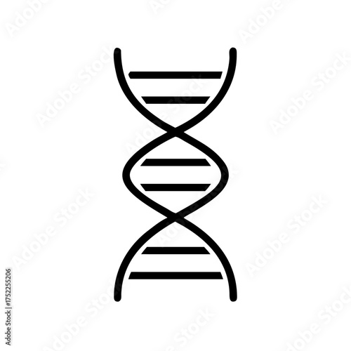 Dna strand representing genetic information