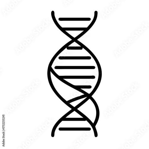 Dna helix representing genetic code and heredity