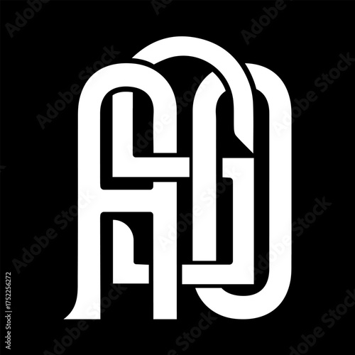 ASO letter design. ASO letter technology logo design. ASO Monogram logo design for an entrepreneur and business