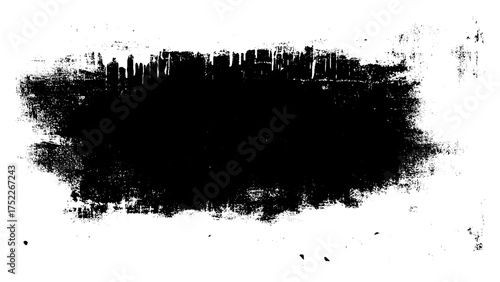 Black graphic color patches brush strokes effect background designs element