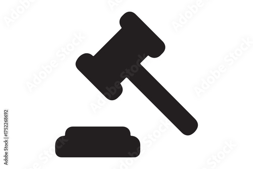 Gavel symbolizing justice law legal system auction