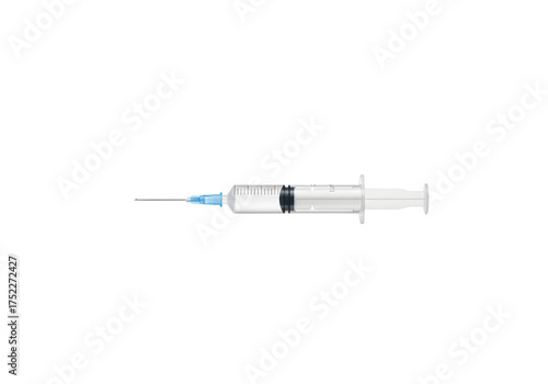 Sterile Medical Syringe PNG on Transparent Background