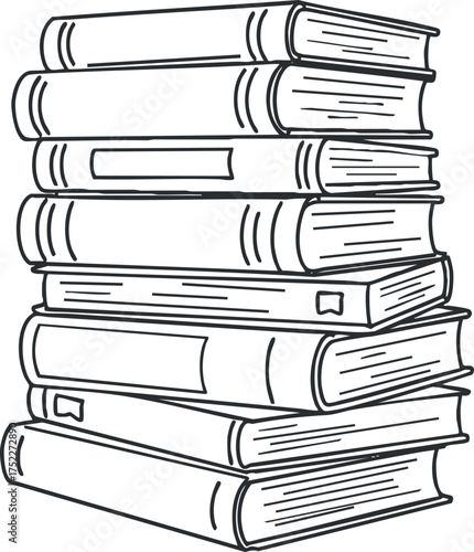 Stack of books illustrating the importance of reading and education in daily life