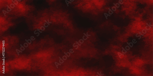 Dramatic red smoke texture with dark grunge and orange light effect