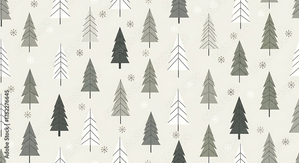 Obraz premium christmas trees background