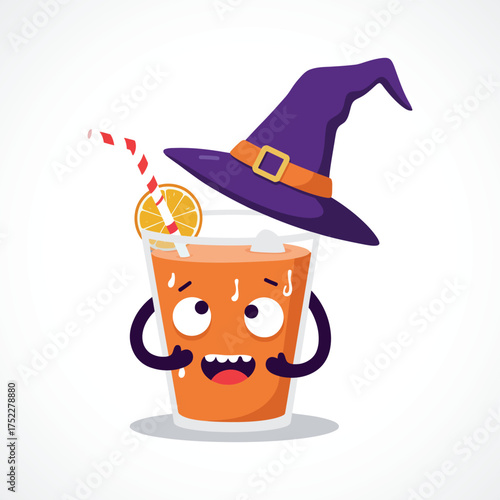 ute Halloween Drink Vector