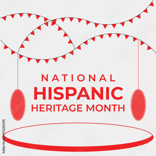 National Hispanic Heritage Month Celebration Banner